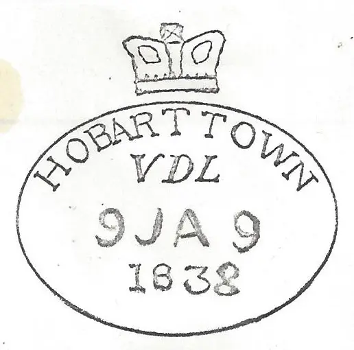 Postmarks of Hobart Town (LARGE GOLD)
